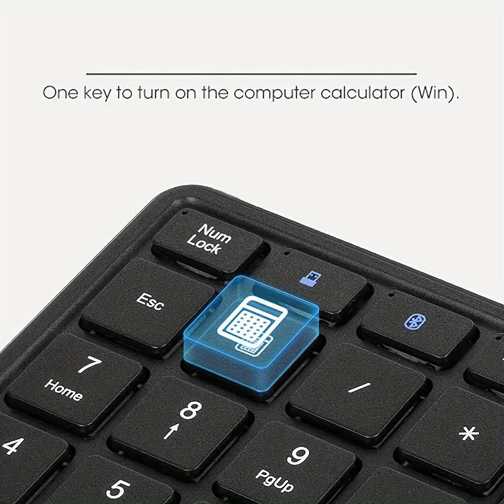 2.4G Wireless Numeric Keypad With Touchpad 22 Keys Wireless Digital Keyboard For Mac OS Accounting Windows IOS