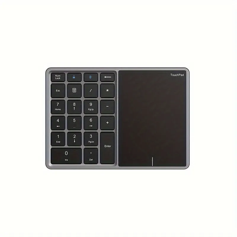 2.4G Wireless Numeric Keypad With Touchpad 22 Keys Wireless Digital Keyboard For Mac OS Accounting Windows IOS