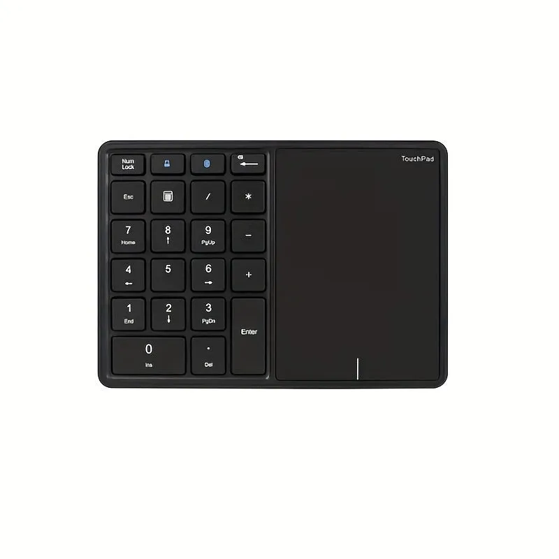 2.4G Wireless Numeric Keypad With Touchpad 22 Keys Wireless Digital Keyboard For Mac OS Accounting Windows IOS