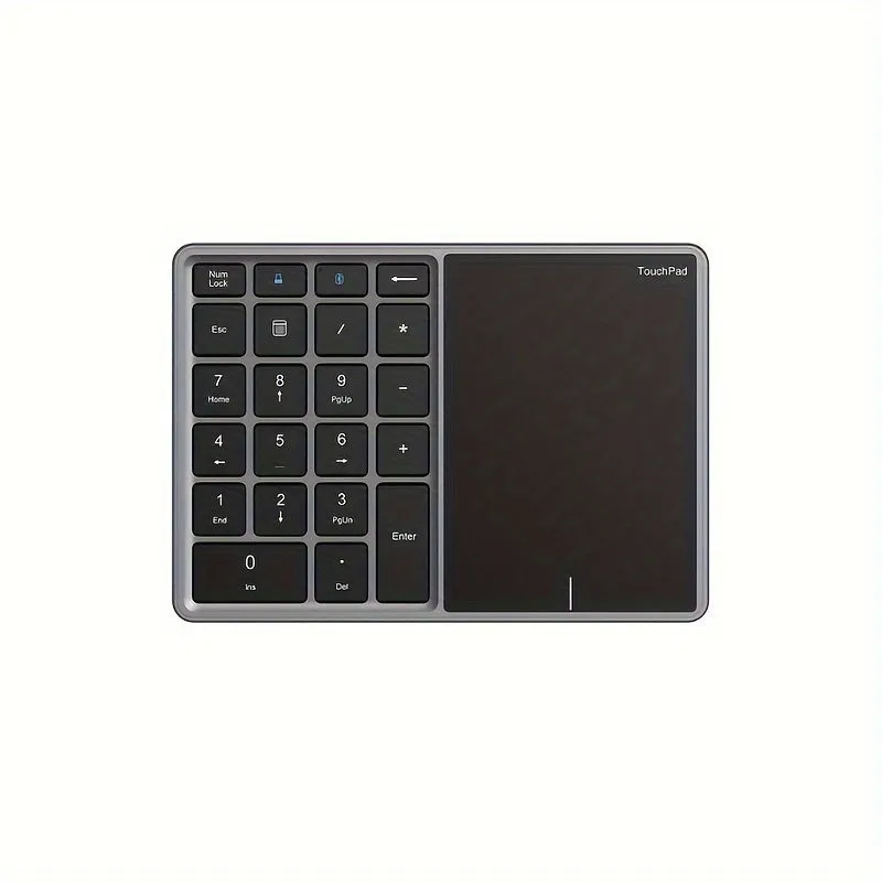 2.4G Wireless Numeric Keypad With Touchpad 22 Keys Wireless Digital Keyboard For Mac OS Accounting Windows IOS