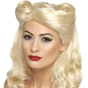 40s Pin Up Wig Adult Blonde