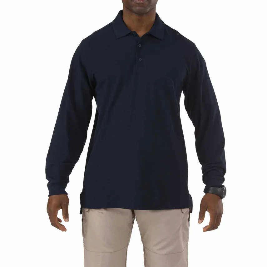 5.11 Mens Utility Long Sleeve Polo Shirt - Size 3XL