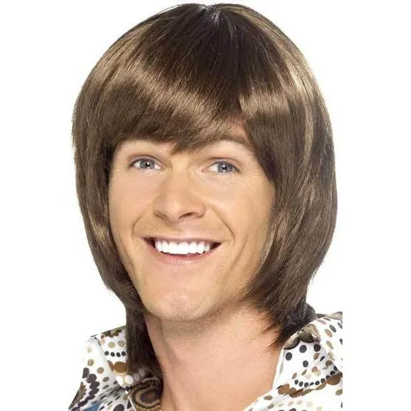 70s Brown Heartthrob Wig