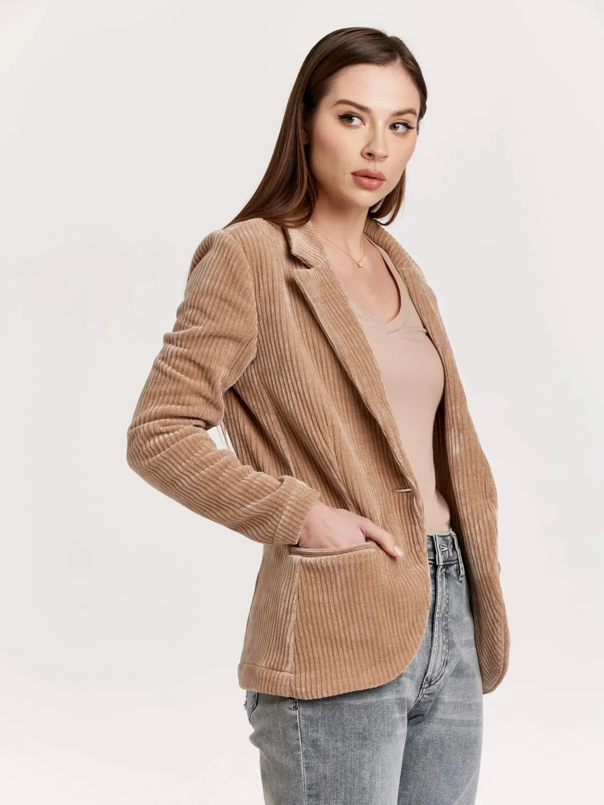 Aaliyah Corduroy Blazer