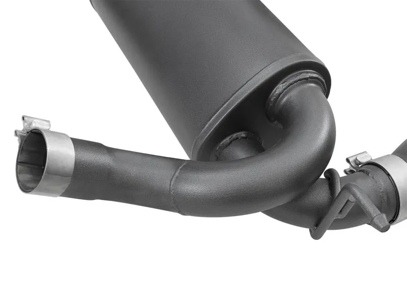 aFe Rebel Series 2.5in 409 SS Axle-Back Exhaust w/ Black Tips 2007  Jeep Wrangler (JK) V6 3.6L/3.8L