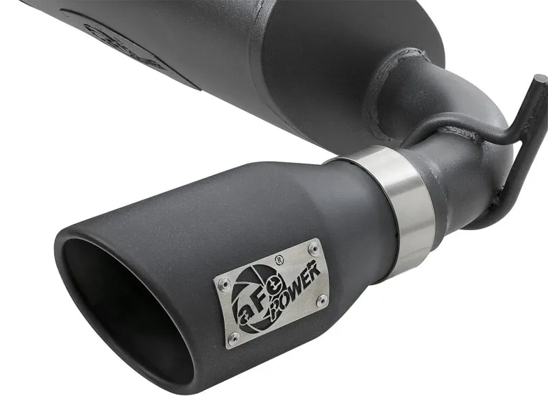 aFe Rebel Series 2.5in 409 SS Axle-Back Exhaust w/ Black Tips 2007  Jeep Wrangler (JK) V6 3.6L/3.8L