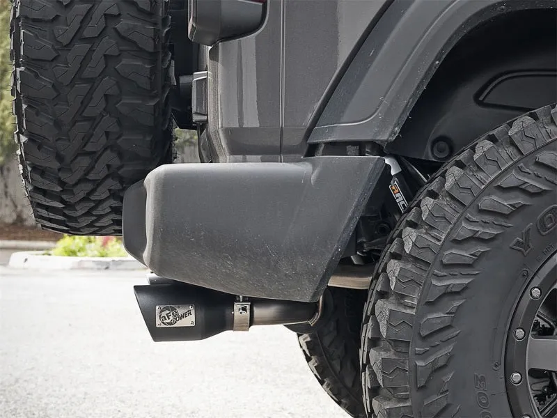 aFe Rebel Series 2.5in 409 SS Axle-Back Exhaust w/ Black Tips 2018  Jeep Wrangler (JL) V6 3.6L