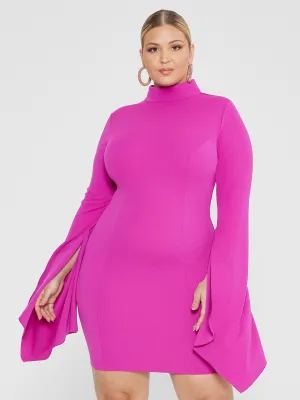 Andelina Dramatic Sleeves Bodycon Dress