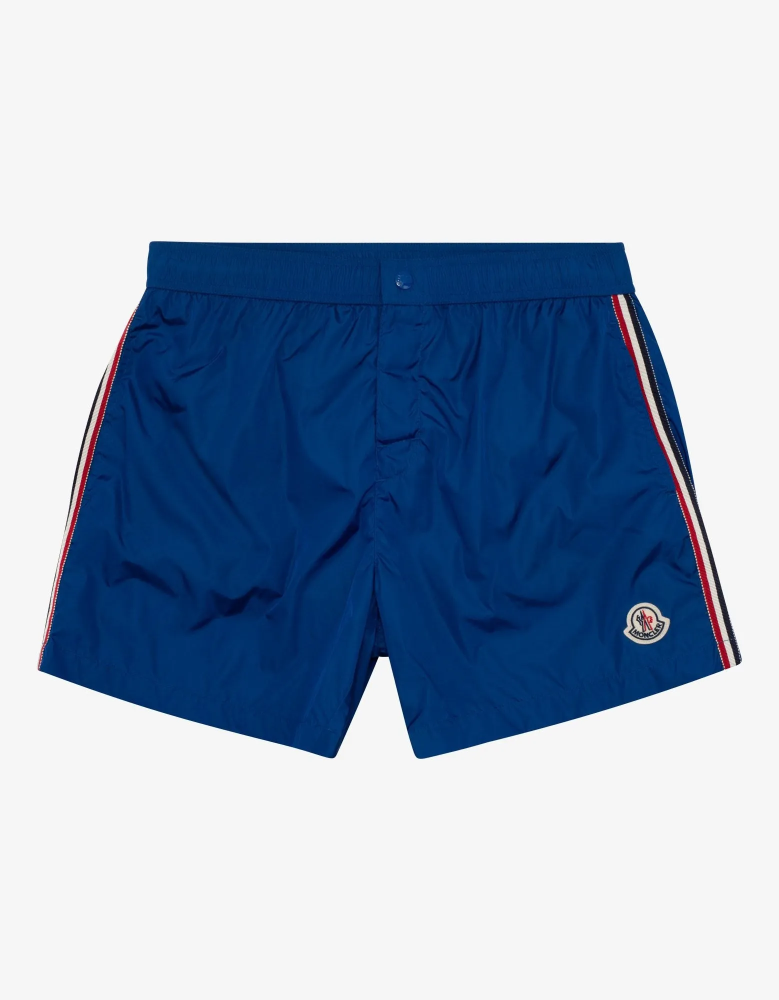 Blue Tricolour Seam Swim Shorts