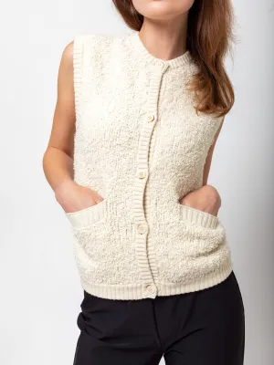 Cashmere Vest - Natural