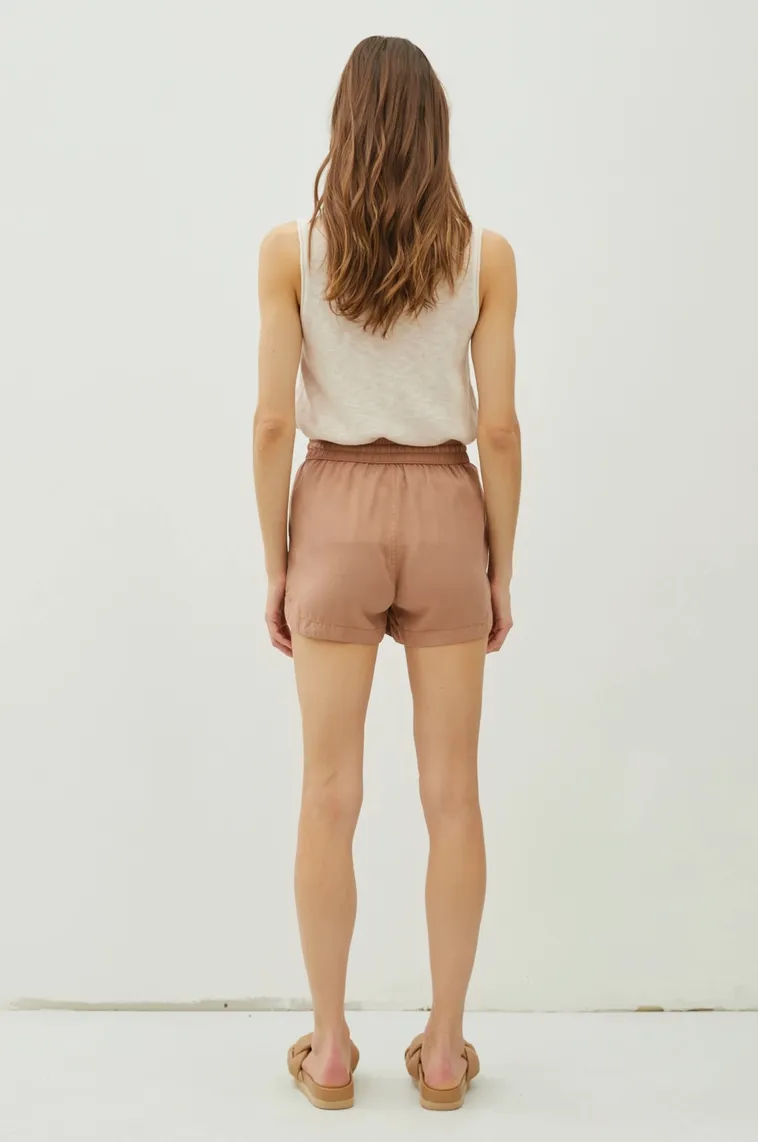 Clay Tencel Runner Shorts