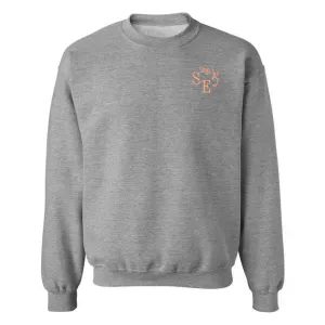 Custom Monogrammed Sport Grey Crewneck Sweatshirt