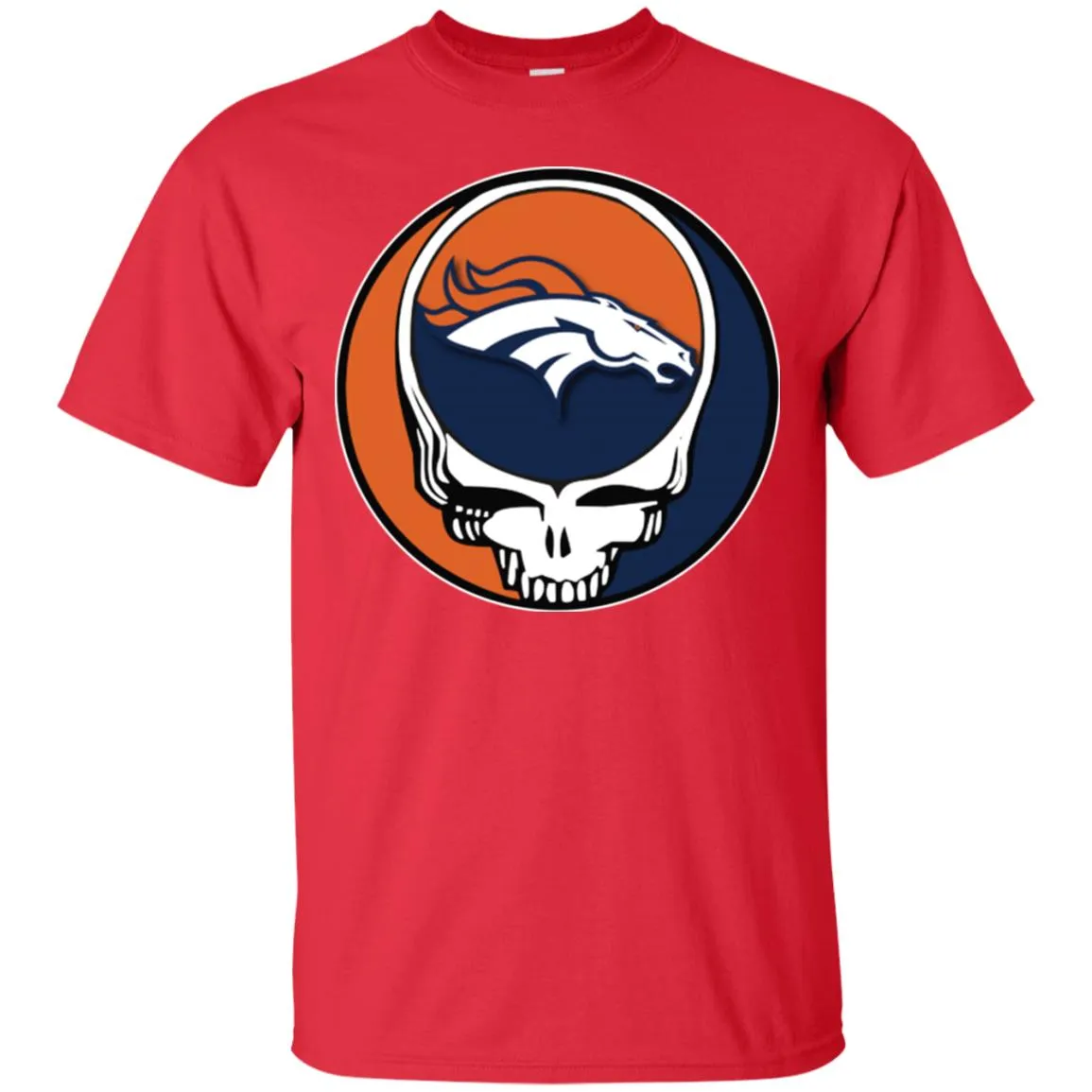 Denver Broncos Grateful Dead Steal Your Face Football Nfl Shirts