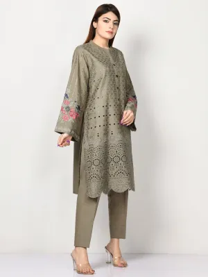 Embroidered Winter Cotton Suit