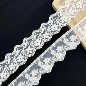 Embroidery lace with cotton fabric NF3B11 1470-1468