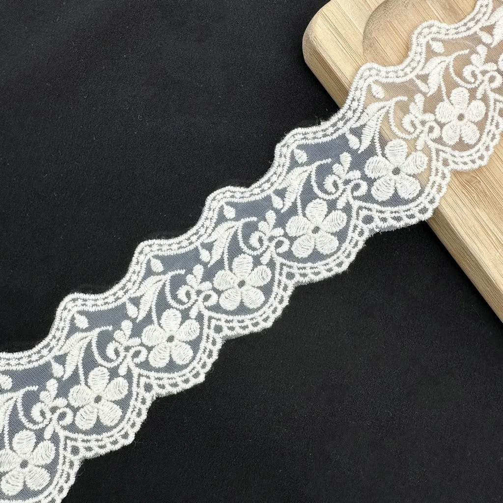 Embroidery lace with cotton fabric NF3B11 1470-1468