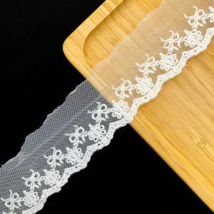 Embroidery lace with cotton fabric NF3B11 1642