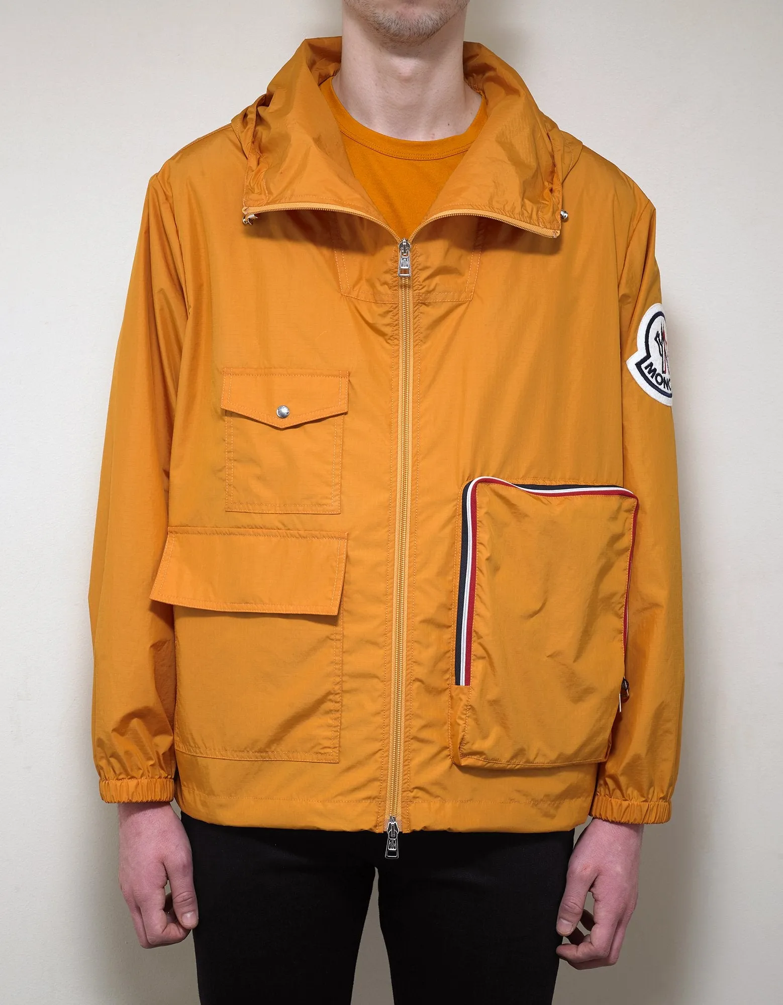 Flanquart Orange Rip-Stop Nylon Jacket