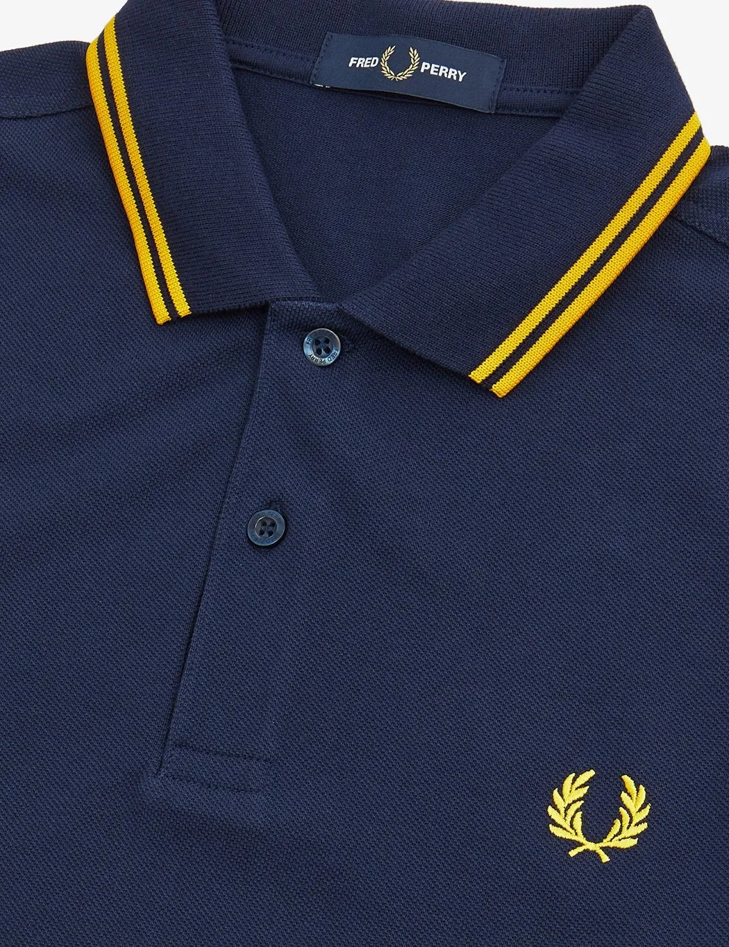 Fred Perry Twin Tipped Polo Shirt - Carbon Blue