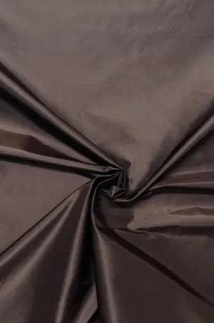 French Roast Taffeta Silk Fabric