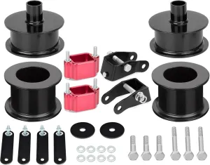 Full Leveling Lift Kits for 2007-2018 Jeep Wrangler JK with shock extenders 3 inch Front and 3 inch rear lift