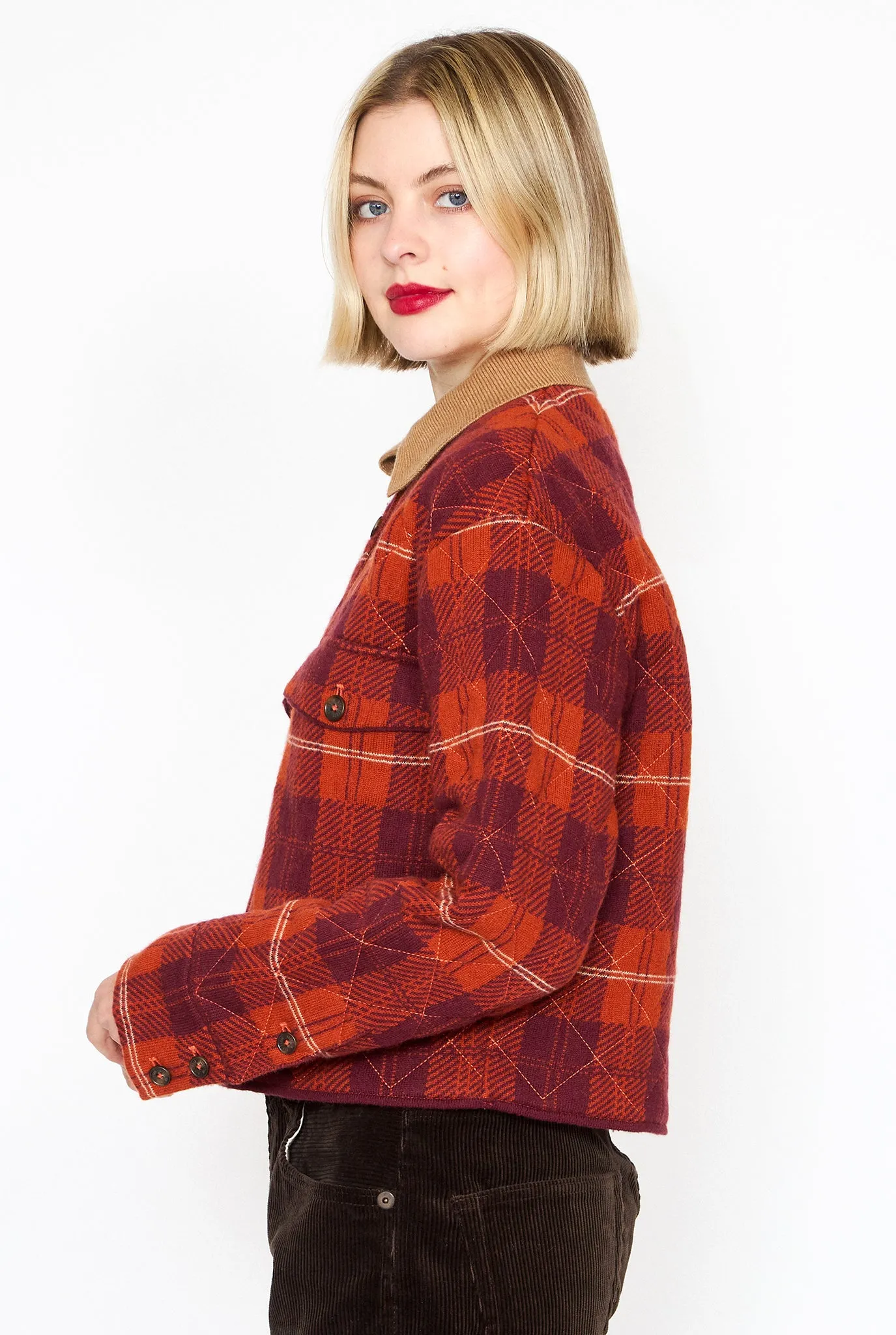 GIR Tartan Cropped Jacket