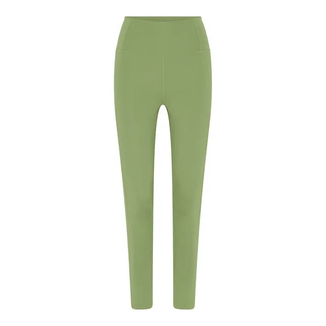 Girlfriend Collective Pocket Leggings High Rise, 7/8 In Mantis EM