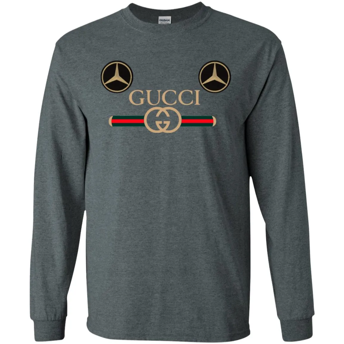 Gucci Mercedes Best T-shirt Men Long Sleeve Shirt