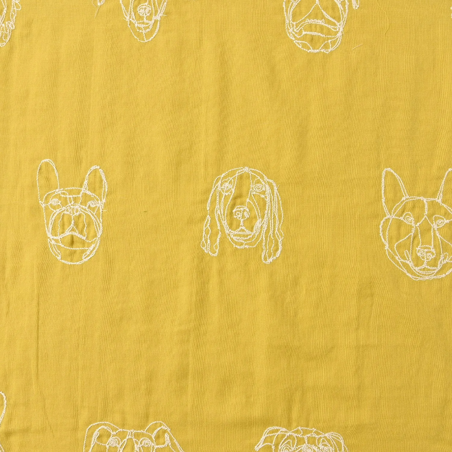  HAyU fabric Dog Cotton Double Gauze