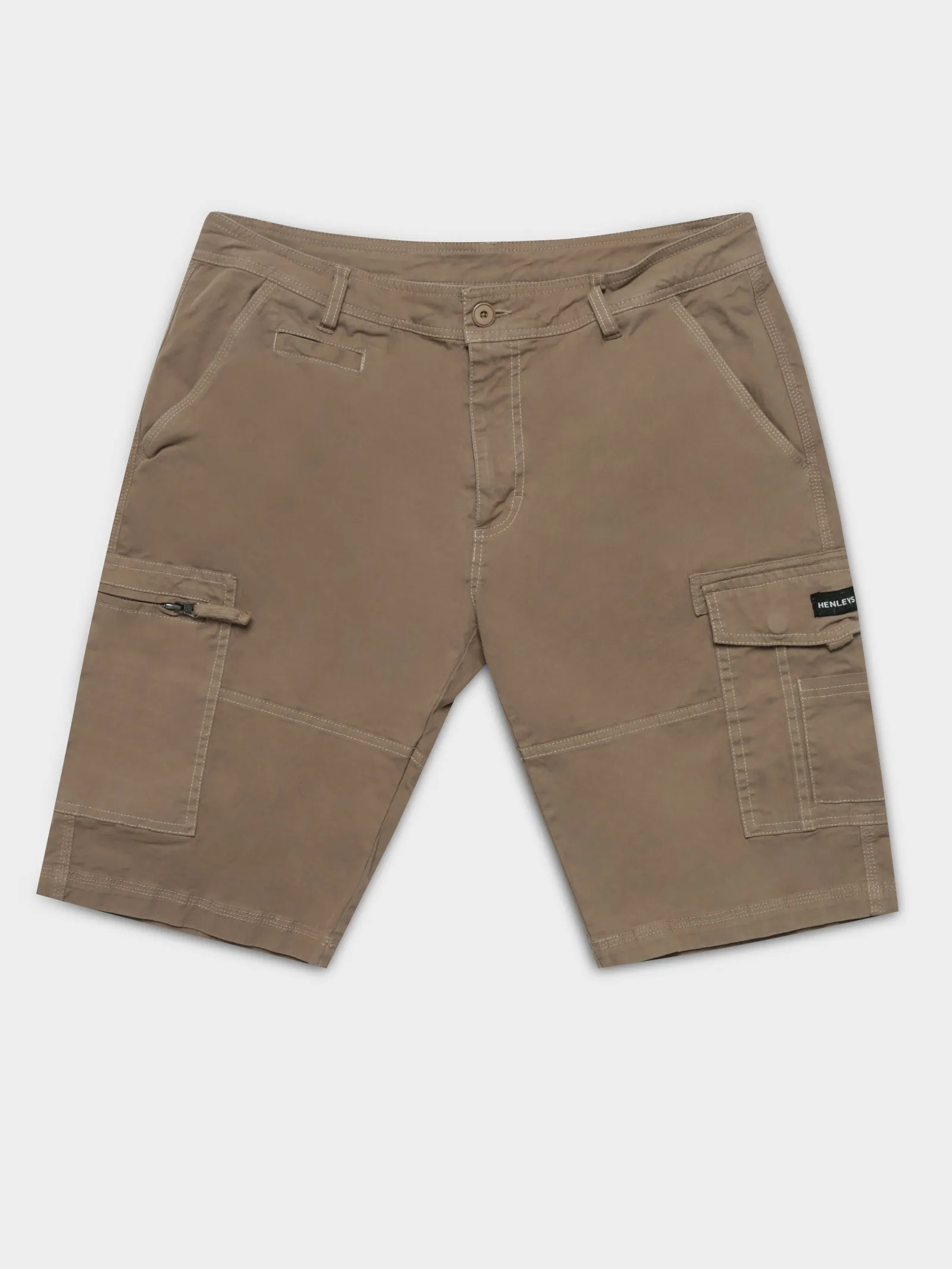 HENLEYS LEON CARGO SHORT - DESERT SAND