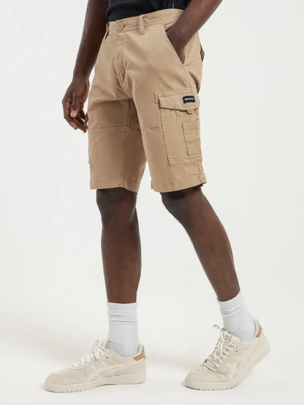 HENLEYS LEON CARGO SHORT - DESERT SAND