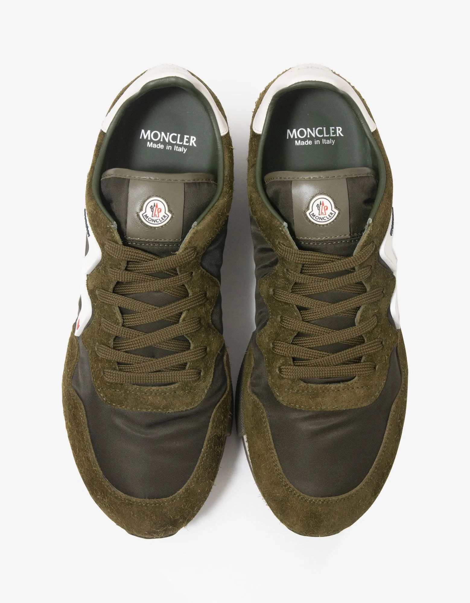 Herald Khaki Suede & Nylon Trainers