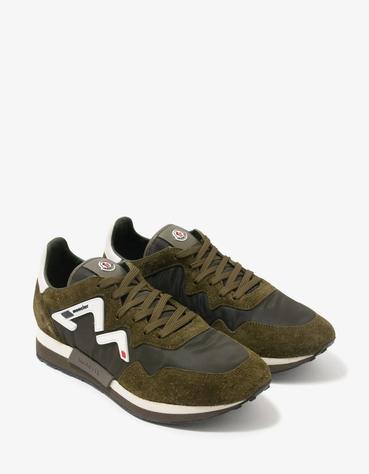 Herald Khaki Suede & Nylon Trainers