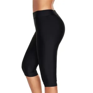 High Waist Push Up Fitness Leggings Wide Waistband Cycling Half Length Leggings Workout Jogging For Women Training Leggings