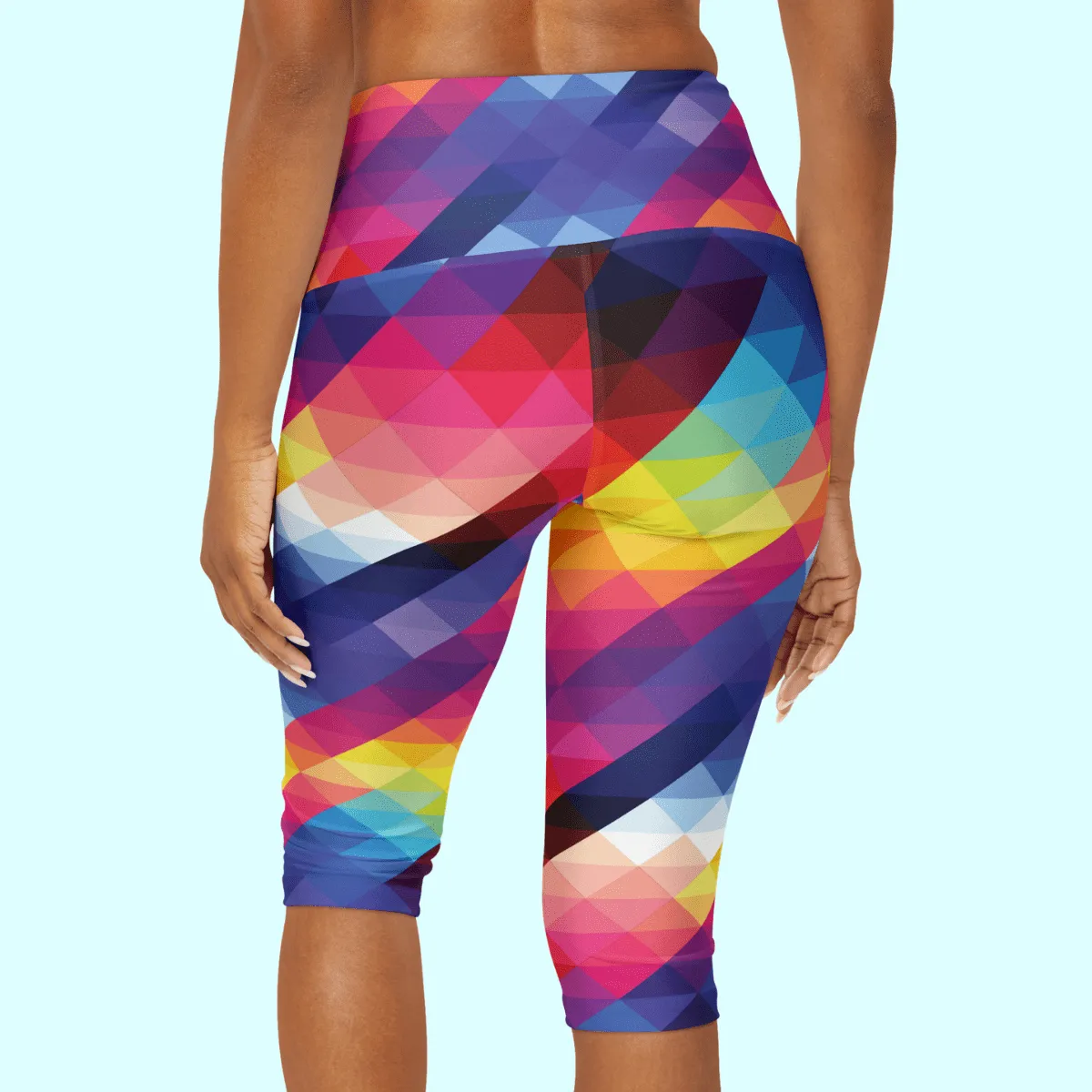 Kaleidoscope Yoga Capri Leggings