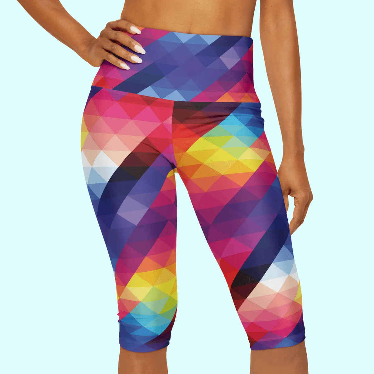 Kaleidoscope Yoga Capri Leggings