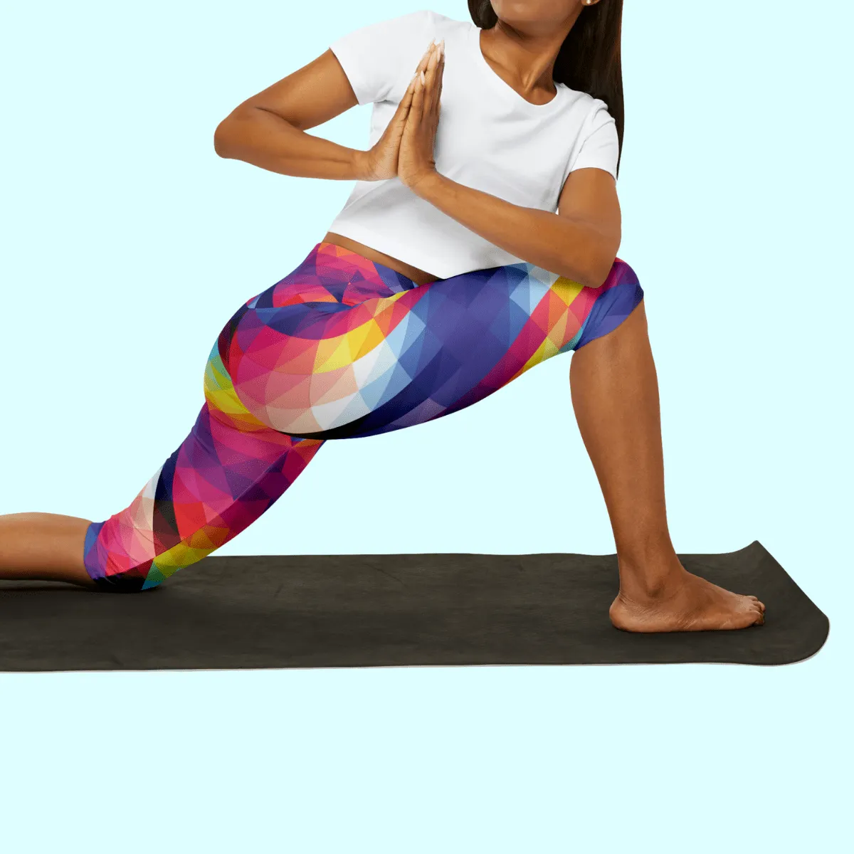 Kaleidoscope Yoga Capri Leggings