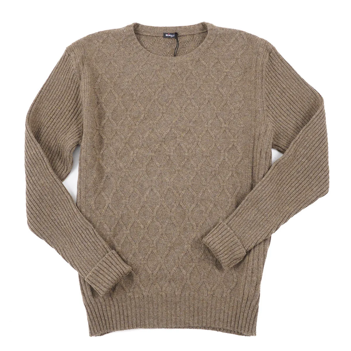 Kiton Diamond Knit Cashmere Sweater