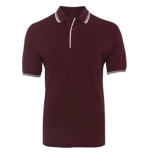 Malcom Contrast Trim Cotton Blend Polo Shirt