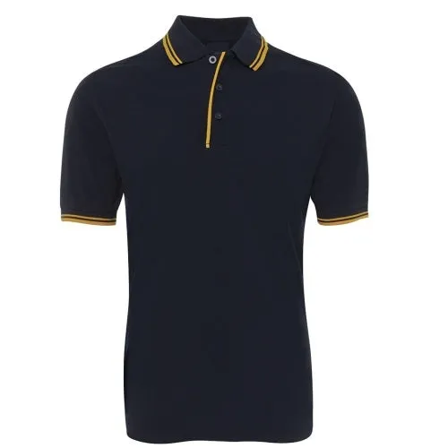 Malcom Contrast Trim Cotton Blend Polo Shirt