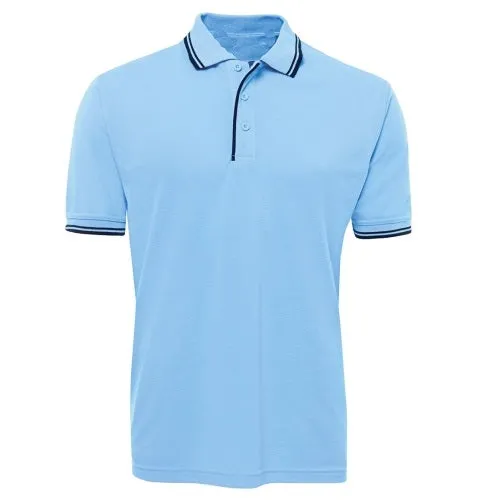 Malcom Contrast Trim Cotton Blend Polo Shirt