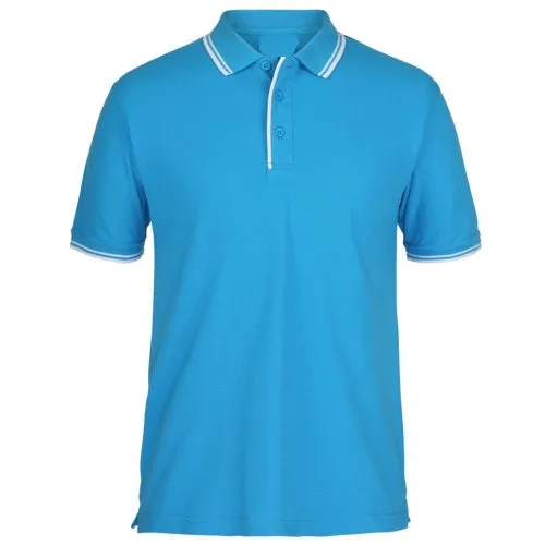 Malcom Contrast Trim Cotton Blend Polo Shirt