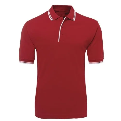 Malcom Contrast Trim Cotton Blend Polo Shirt