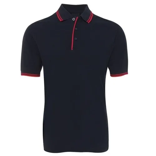 Malcom Contrast Trim Cotton Blend Polo Shirt