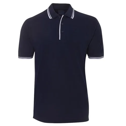 Malcom Contrast Trim Cotton Blend Polo Shirt