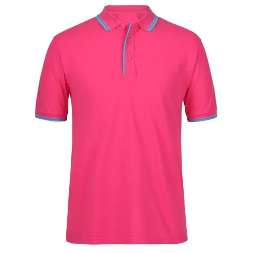 Malcom Contrast Trim Cotton Blend Polo Shirt