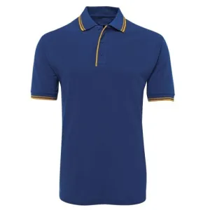 Malcom Contrast Trim Cotton Blend Polo Shirt