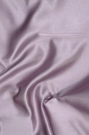 Mauve Double Face Duchess Satin Fabric