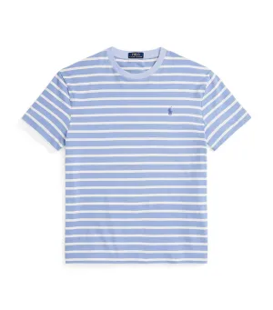 Men's Classic Fit Striped Jersey T-Shirt Vessel Blue/Nevis