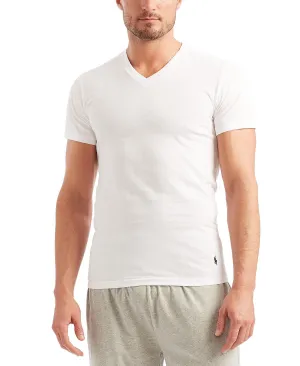 Men's Tank Top, Slim Fit Classic Cotton V-Neck Shirt 5 pcs.  in Polo Ralph Lauren packaging, multi